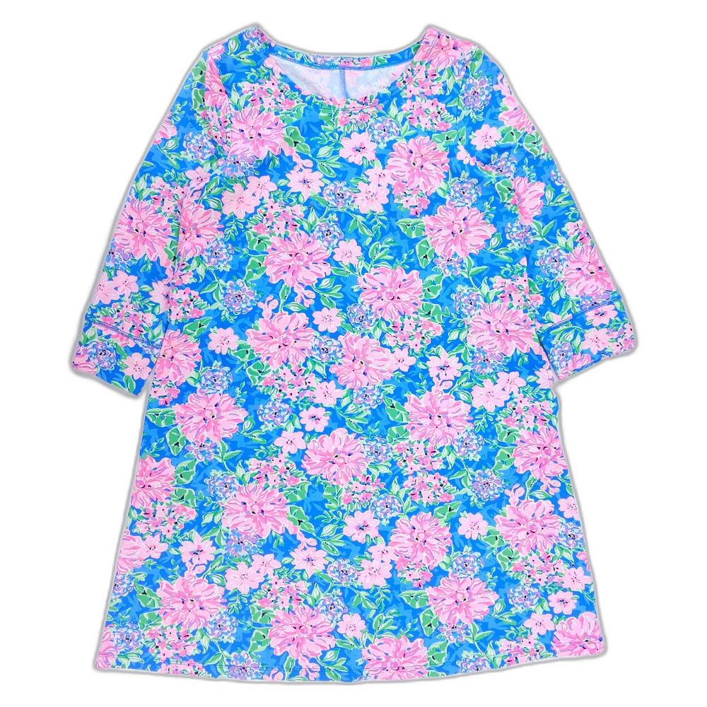 LILLY PULITZER Solia ChillyLilly Mini Dress Spring In Your Step 70s Beachy Boho